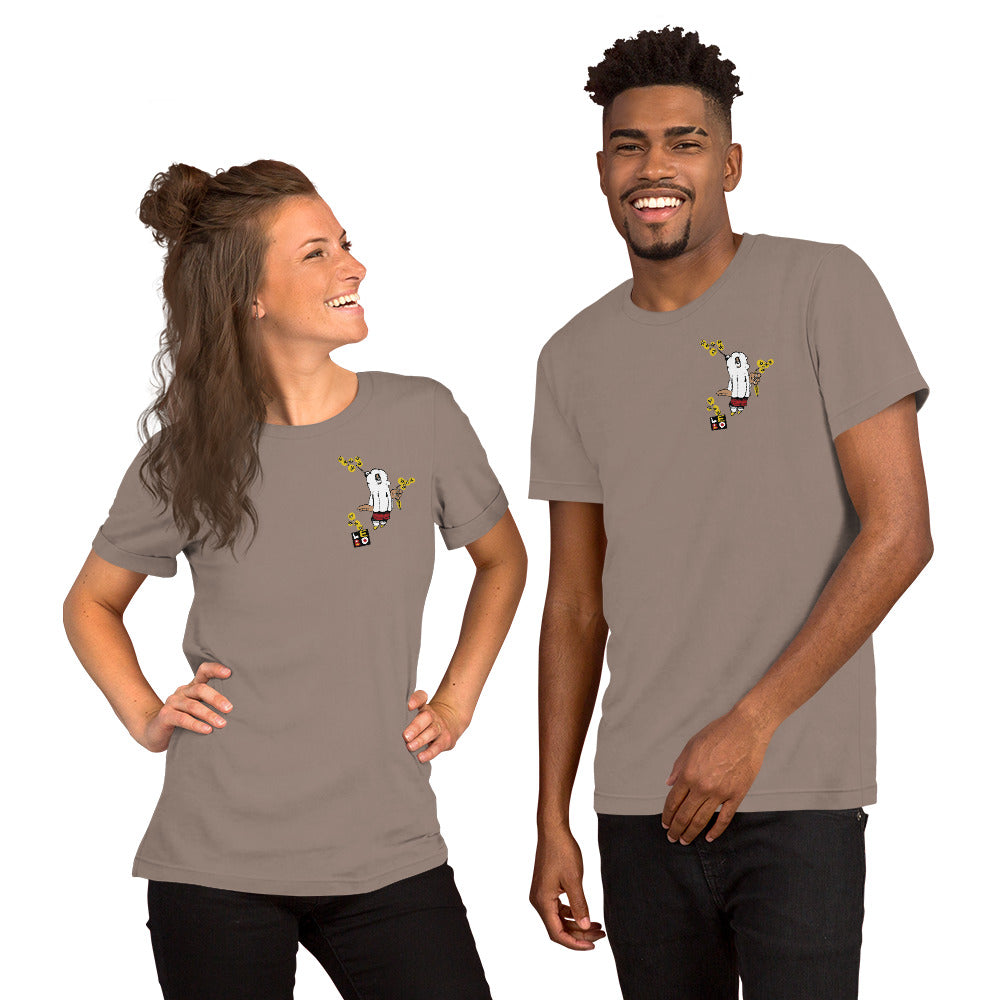 We Are Spirits in the Material World - Lebo Short Sleeve Unisex T-Shirt